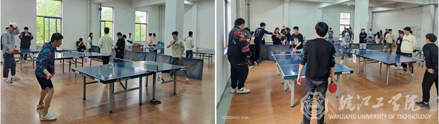基础部体育教研室承办乒乓球对抗赛