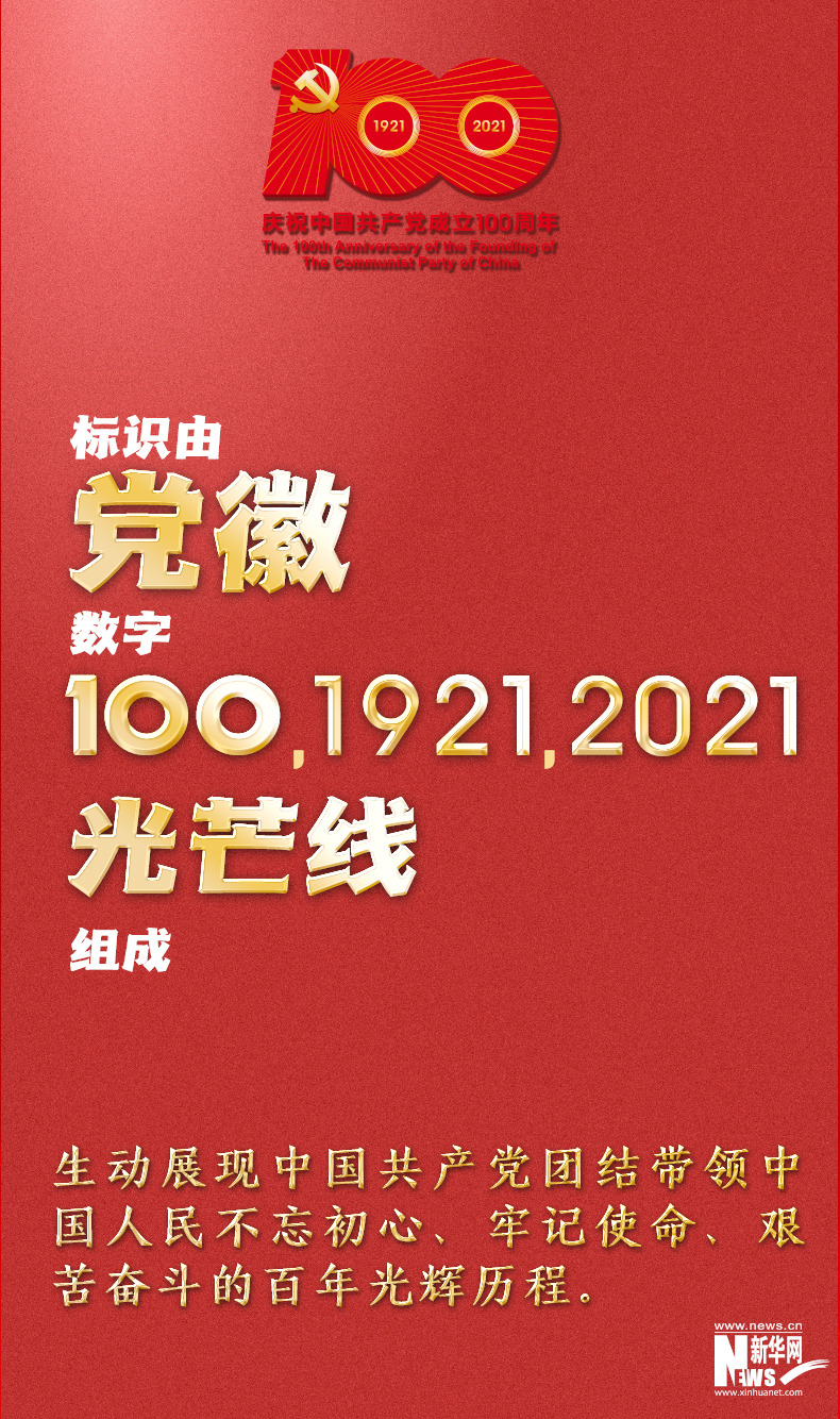 【庆祝中国共产党成立100周年】9张图带你看懂这个重要标识